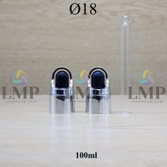 Nắp bóp quai xách Ø18 ( kèm ống thủy tinh )