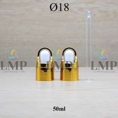 Nắp bóp quai xách Ø18 ( kèm ống thủy tinh )