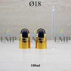 Nắp bóp quai xách Ø18 ( kèm ống thủy tinh )