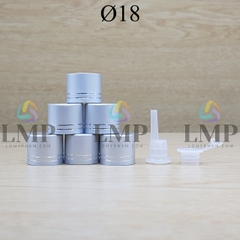 Nắp xi 2 viền Ø18 ( kèm nút chặn )