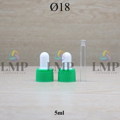 Nắp bóp khoen nhựa sọc Ø18