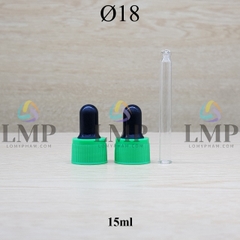 Nắp bóp khoen nhựa sọc Ø18