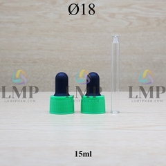 Nắp bóp khoen nhựa sọc Ø18