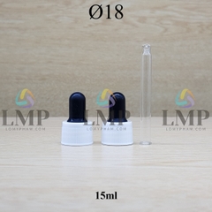 Nắp bóp khoen nhựa sọc Ø18