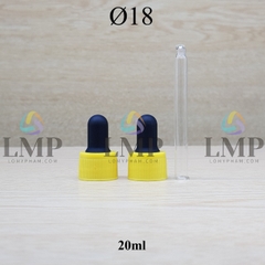 Nắp bóp khoen nhựa sọc Ø18