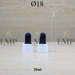 Nắp bóp khoen nhựa sọc Ø18