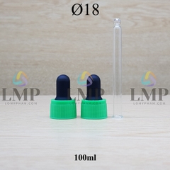 Nắp bóp khoen nhựa sọc Ø18