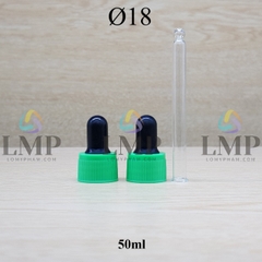 Nắp bóp khoen nhựa sọc Ø18