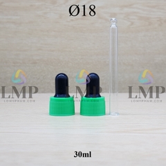 Nắp bóp khoen nhựa sọc Ø18