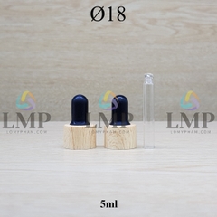 Nắp bóp khoen vân gỗ Ø18