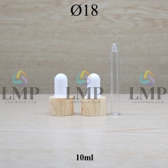 Nắp bóp khoen vân gỗ Ø18