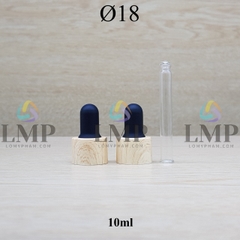 Nắp bóp khoen vân gỗ Ø18