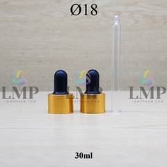 Nắp bóp khoen nhôm Ø18