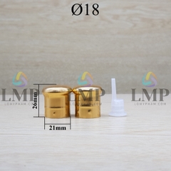 Nắp mario Ø18 ( kèm nút chặn )