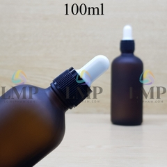 Chai tinh dầu phun mờ nắp bóp khoen nhựa sọc 100ml