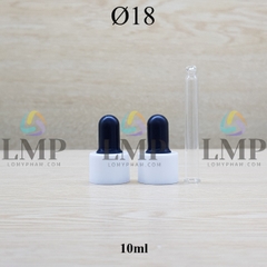 Nắp bóp khoen nhựa trơn Ø18