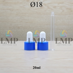 Nắp bóp khoen nhựa trơn Ø18