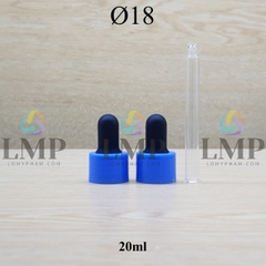 Nắp bóp khoen nhựa trơn Ø18