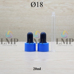 Nắp bóp khoen nhựa trơn Ø18