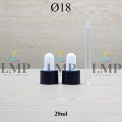 Nắp bóp khoen nhựa trơn Ø18