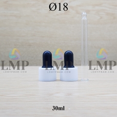 Nắp bóp khoen nhựa trơn Ø18