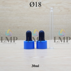 Nắp bóp khoen nhựa trơn Ø18