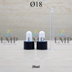 Nắp bóp khoen nhựa trơn Ø18