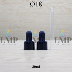 Nắp bóp khoen nhựa trơn Ø18
