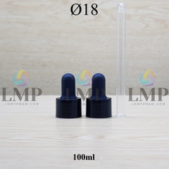 Nắp bóp khoen nhựa trơn Ø18