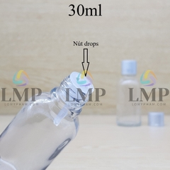 Chai tinh dầu nắp xi 2 viền 30ml