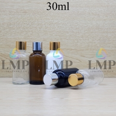 Chai tinh dầu nắp xi KO viền 30ml