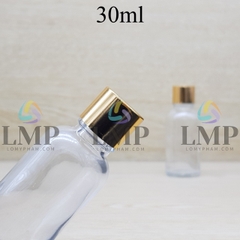 Chai tinh dầu nắp xi KO viền 30ml