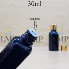 Chai tinh dầu nắp xi KO viền 30ml