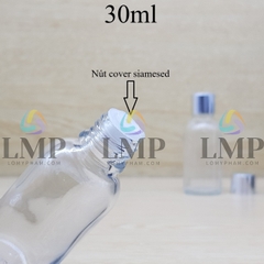 Chai tinh dầu nắp xi KO viền 30ml