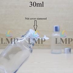 Chai tinh dầu nắp xi KO viền 30ml