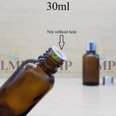 Chai tinh dầu nắp xi KO viền 30ml