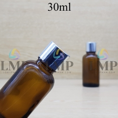 Chai tinh dầu nắp xi KO viền 30ml