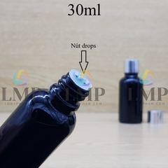 Chai tinh dầu nắp xi KO viền 30ml