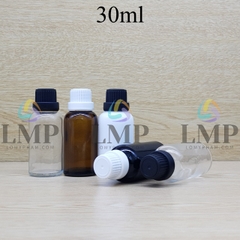 Chai tinh dầu nắp dày 30ml