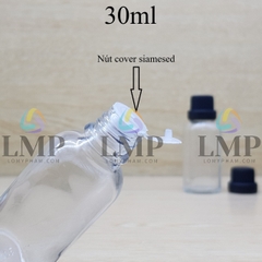 Chai tinh dầu nắp dày 30ml