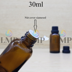 Chai tinh dầu nắp dày 30ml