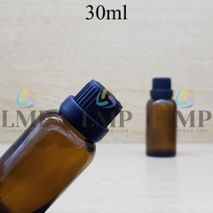 Chai tinh dầu nắp dày 30ml