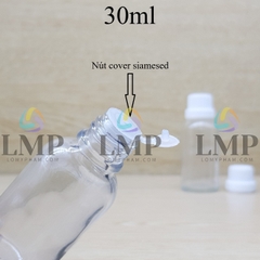 Chai tinh dầu nắp dày 30ml