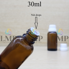 Chai tinh dầu nắp dày 30ml