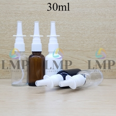 Chai tinh dầu xịt mũi vuông thẳng 30ml