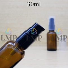 Chai tinh dầu đầu xịt giọt có 2 viền 30ml