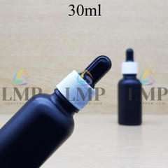 Chai tinh dầu phun mờ nắp bóp khoen nhựa sọc 30ml