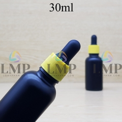 Chai tinh dầu phun mờ nắp bóp khoen nhựa sọc 30ml