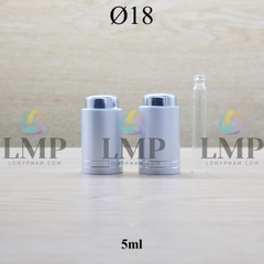 Nắp nhấn Ø18 ( kèm ống thủy tinh )