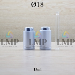 Nắp nhấn Ø18 ( kèm ống thủy tinh )